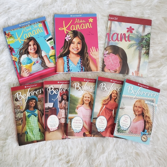 American Girl Other - 7 American Girl Books with Poster